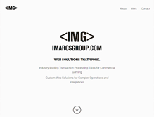 Tablet Screenshot of imarcsgroup.com